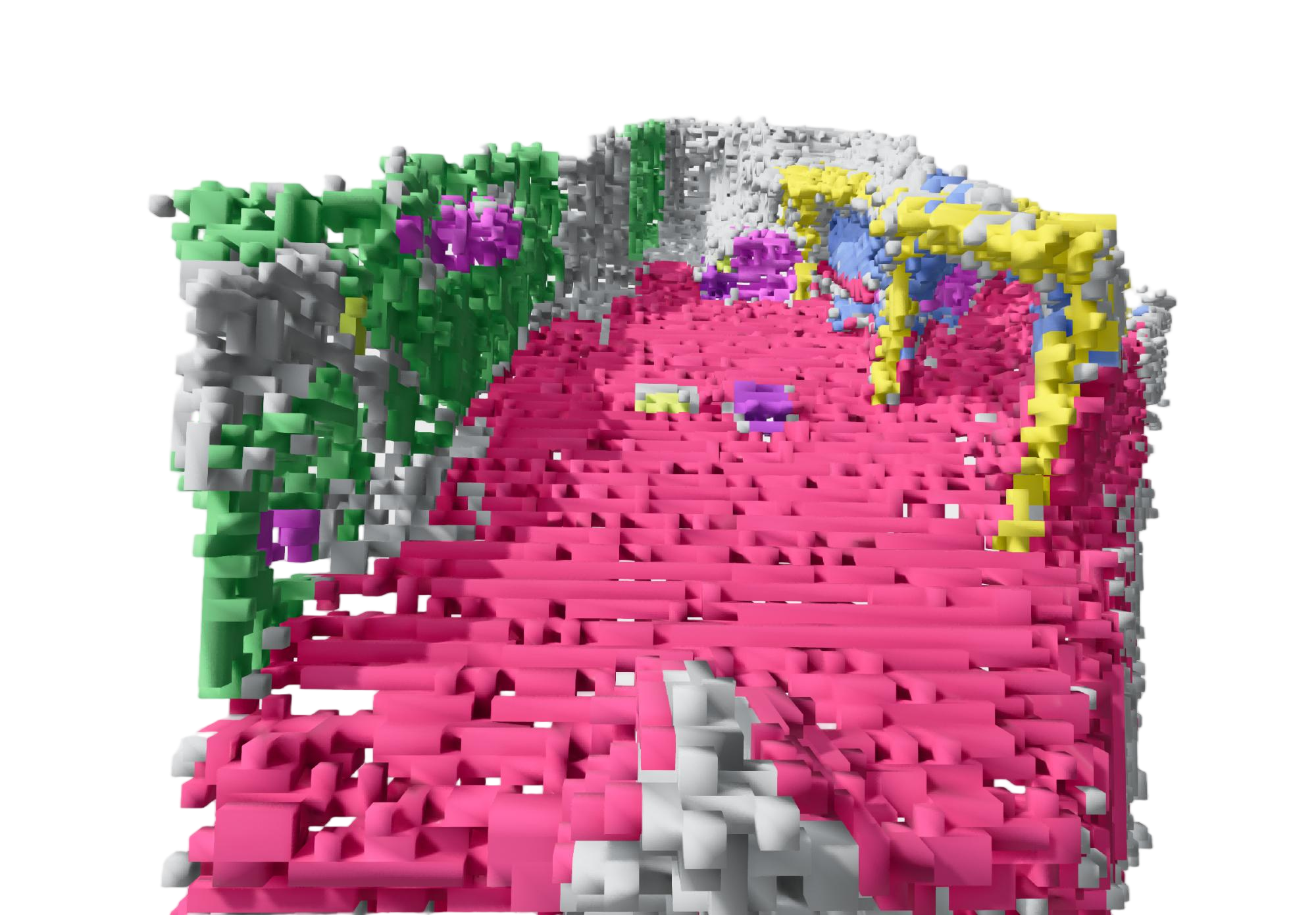 Dog navigation AdaOcc semantic occupancy visualization