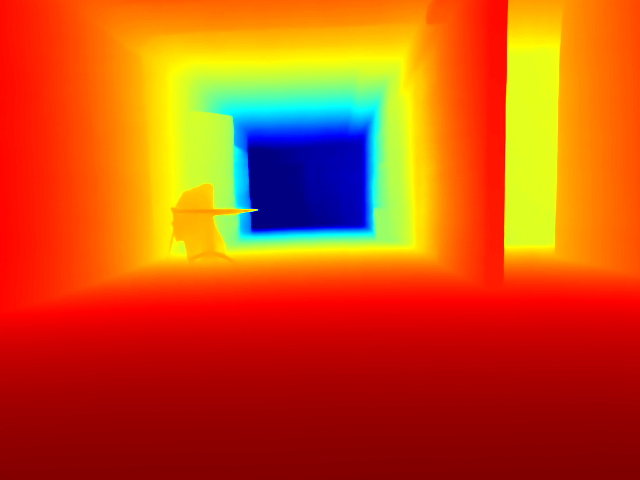 Navigation depth visualization
